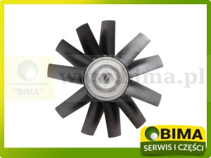 KOMPLETNY WENTYLATOR Z WISKOZĄ SPRZĘGŁO WISKOTYCZNE Z WENTYLATOREM CASE FORD NEW HOLLAND 47124802
