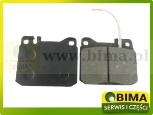 KLOCKI HAMULCOWE PARA kpl.2szt KOMBAJN CLAAS 0006436923 0006376060 637606 6436923