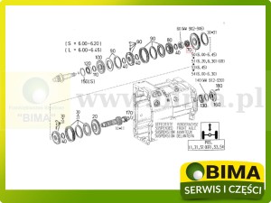 ŁOŻYSKO WAŁKA SKRZYNI BIEGÓW ORYGINAŁ SAME DEUTZ FAHR 0.010.2849.1