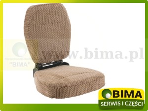SIEDZENIE FOTEL PASAŻERA JOHN DEERE PROBOSS KOLOR BRĄZOWY