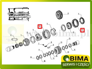 PRZESUWKA SYNCHRONIZATORA ORYGINAŁ RENAULT CLAAS 7700029563