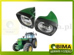 KOMPLET LAMP PRZEDNICH LED ŚWIATAŁO MIJANIA DROGOWE JOHN DEERE 1130, 1630, 1830, 2030, 2130, 3030, 3130, 1040, 1140, 1640, 2040, 2140, 3040, 3140, 3640, 4640, 4840, 3650