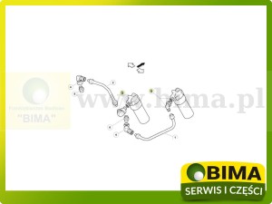 ZŁĄCZKA KOLANKO PRZEWODU HYDRAULICZNEGO ORYGINAŁ RENAULT CLAAS 6005020884