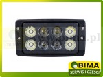 LAMPA ROBOCZA W DACH 8LED 30W ROZPROSZONA SKUPIONA FENDT MASSEY FERGUSON CASE IH DEUTZ-FAHR FORD NEW HOLLAND SAME 