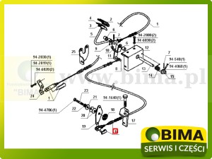 LINKA GAZU ORYGINAŁ RENAULT CLAAS 6000104207