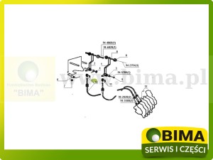 LINKA HYDRAULIKI LINKA ROZDZIELACZA HYDRAULICZNEGO ORYGINAŁ RENAULT CLAAS 0011537540
