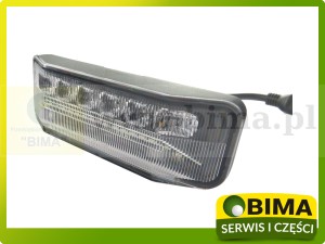 LAMPA ROBOCZA LED ZE ŚWIATŁEM OSTRZEGAWCZYM 18W