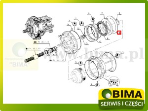 PODKŁADKA DOCISKU SPRZĘGŁA ORYGINAŁ RENAULT CLAAS 6005018670