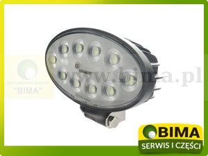 LAMPA ROBOCZA HALOGEN 10 LED 70W 12V-24V 6000Lm JOHN DEERE SUPER MOC  RE269640, RE269638, RE573609