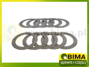 ZESTAW TARCZ I PRZEKŁADEK WAŁKA WOM OEM RENAULT CLAAS 0011642730