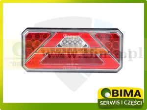 LAMPA TYLNA PRAWA ZESPOLONA LED NEON DYNAMICZNY KIERUNKOWSKAZ