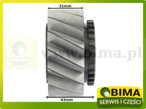 KOŁO ZĘBATE PIERWSZEGO BIEGU MASSEY FERGUSON  Z=15