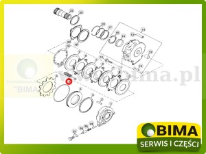 USZCZELNIENIE JOHN DEERE R120833