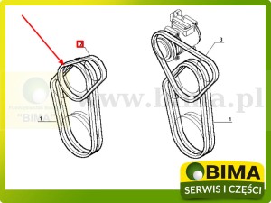 PASEK RENAULT CLAAS TEMIS 7700059682