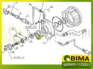 POMPA SKRZYNI BIEGÓW MIKROPOMPA RENAULT CLAAS ARES 540 550 610 620