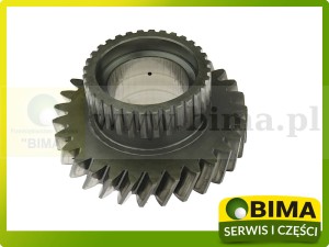 UŻYWANE KOŁO ZĘBATE Z29 TYLNEGO WAŁKA POŚREDNIEGO SKRZYNI BIEGÓW RENAULT CLAAS