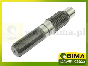 WAŁEK PRZEKŁADNI PRZEDNIEGO NAPĘDU MASSEY FERGUSON