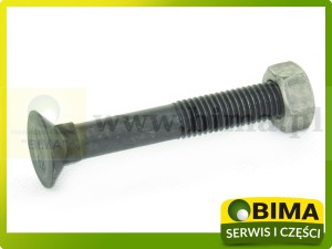 ŚRUBA PŁUŻNA M12X80 Z NAKRĘTKĄ 